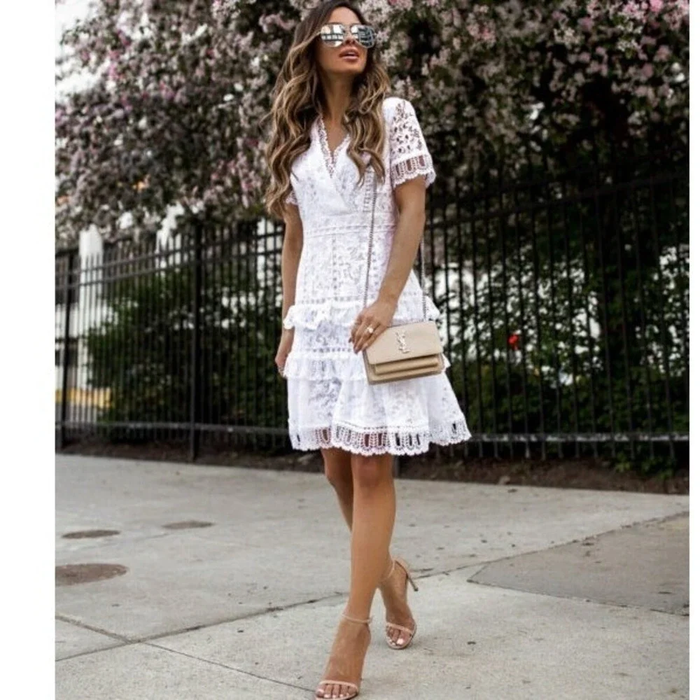 french connection arta lace dress French Connection Arta Lace Dress